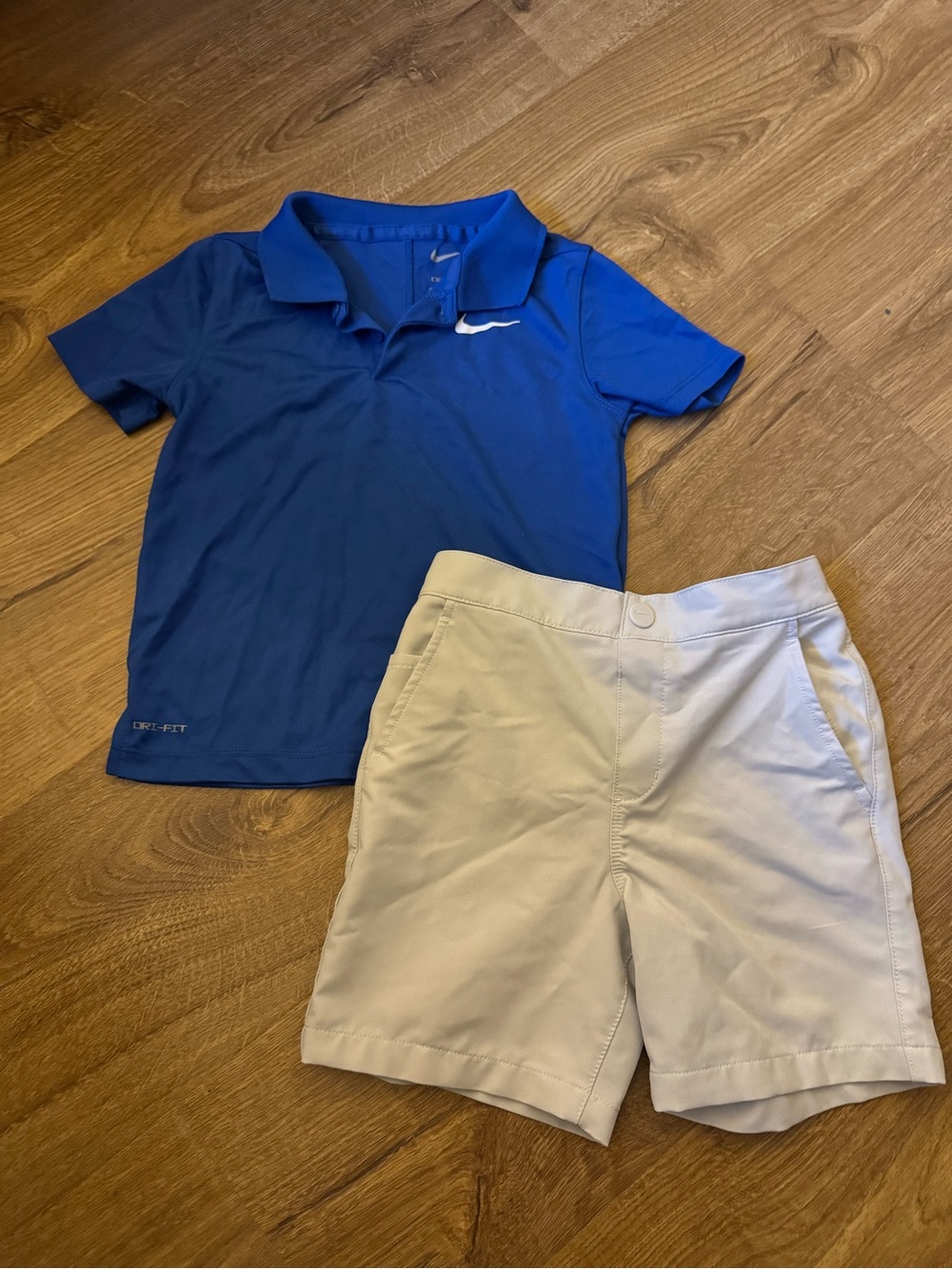 Nike Kids Golf Polo and Shorts (Size 4T)